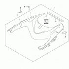 DL650A,XA Fuel tank cover
