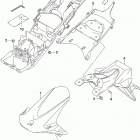 GSX,R600 Задний бампер