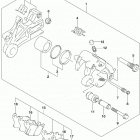 DL650A,XA Задний суппорт