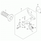 DR,Z400S,SM Lh handle lever
