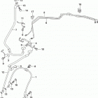 DL650A,XA Передние тормозные трубки