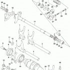 GSX250R,RA Механизм  переключения передач