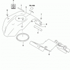 DL1050,XT,XTA Fuel tank cover (dl1050rc)