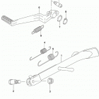GSX,S750Z,A,ZA Подножка