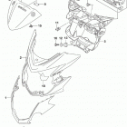 GSX,S750Z,A,ZA Headlamp housing (gsx-s750a)