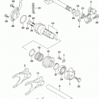 LT,A500X Механизм  переключения передач