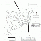 GSX,R600 Label (e33)