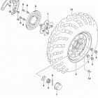 LT,A500X Front wheel (lt-a500xm0 p33)