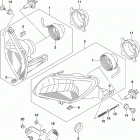 LT,F400F 2020 Фара