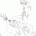 GSX,R750 Коленвал