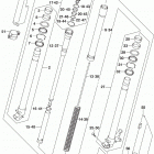 DR,Z400S,SM Front fork damper (dr-z400sm)