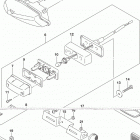 SV650A Задний фонарь