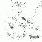 001 - RT STD SE6 10- electrical system console - headlights, radio & swit...