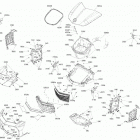 005 - F3 LTD SE6 09- body and accessories storage tray