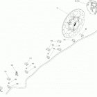 001 - RYKER STD 600 ACE 06- hydraulic brake, rear