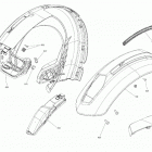 001 - RYKER STD 600 ACE 09- body - front fender lh