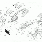 003 - RYKER Rally Edition 900 ACE 09- body - hood   /   grill   /   driver seat   /   uppe...