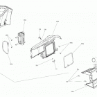 001 - RYKER STD 600 ACE 02- air intake cvt - air filter - air box