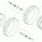 001 - RYKER STD 600 ACE 07- steering  front wheels