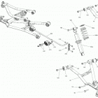 001 - RYKER STD 600 ACE 07- suspension, front - a arms - shocks