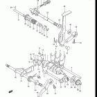 LT125 1985-1987 Механизм  переключения передач