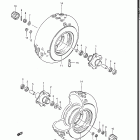 LT125 1985-1987 Переднее колесо