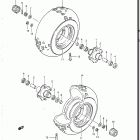 LT185 1984-1987 Переднее колесо
