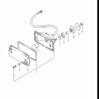 LT185 1984-1987 Tail lamp (model f / g / h)