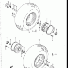 LT-F230 Переднее колесо