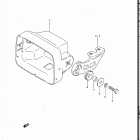 LT185 1984-1987 Headlamp housing (model f / g / h)