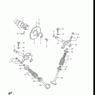 LT125 1985-1987 Распределительный вал-клапана