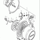 LT50 1984-1987 Ручной стартер