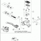 2021 KTM 150 XC-W TPI Chassis Front brake control