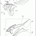 2020 250 XC TPI CHASSIS Tank, seat