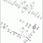 2019 150 SX ENGINE Глушитель