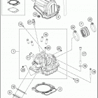 450 XC-F 2020_Engine Головка цилиндров