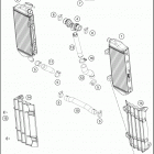 2019 300 XC ENGINE Система охлаждения