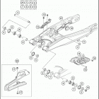 2021 KTM 85 SX Chassis Бугель