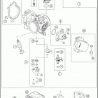 500 XCF-W 2020_Engine Корпус Дросселя