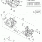 2021 KTM 125 XC Engine Картер двигателя