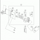 2021 KTM 85 SX Chassis Передний суппорт