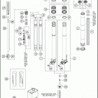 2020 150 XC-W TPI CHASSIS Передняя вилка