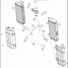 2020 125 SX ENGINE Система охлаждения
