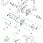 2021 KTM 85 SX Chassis Переднее колесо