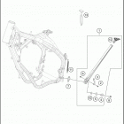 2021 KTM 250 XC TPI Chassis Side   /   center stand
