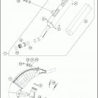 2020 125 SX CHASSIS Глушитель