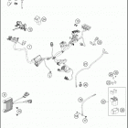 2021 KTM 350 XCF-W Chassis Электрика