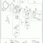 2020 250 SX-F ENGINE Корпус Дросселя