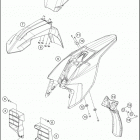 2021 KTM SXE-5 Chassis Обтекатель , крылья