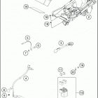 2020 250 XC-F CHASSIS Аккумулятор